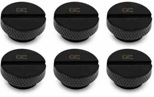 Alphacool Eiszapfen Korki uszczelniające G1/4 czarne - 6er Pack - Chłodzenie wodne - miniaturka - grafika 1