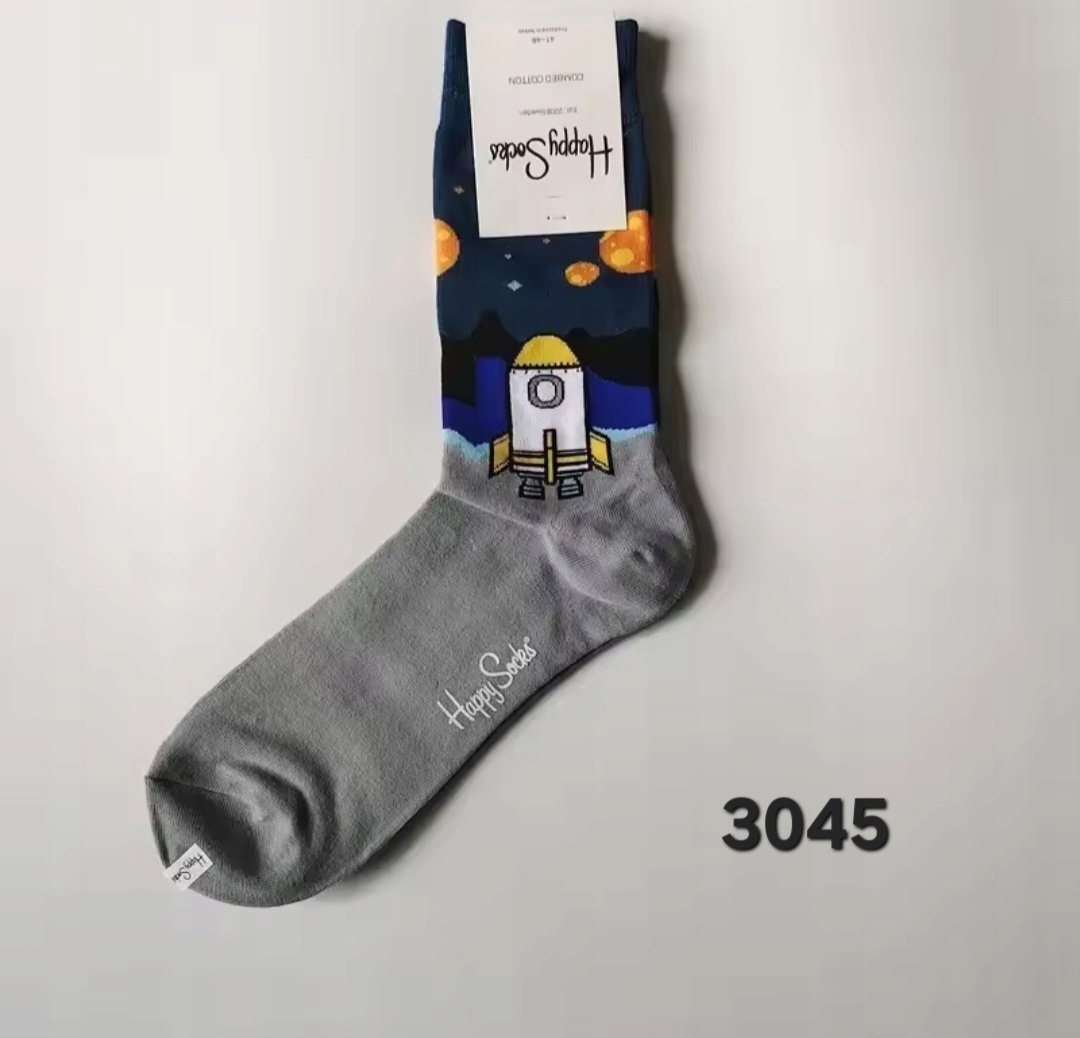 Kolorowe skarpety Happy Socks unisex rozmiar 41-46 (3045)