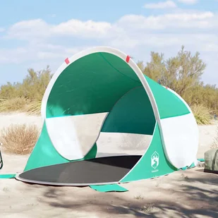 The Living Store Namiot plażowy typu pop-up - zielony - wodoszczelny - Namiot Plażowy - Namioty i tipi dla dzieci - miniaturka - grafika 1