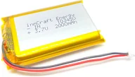 Ładowarki i akumulatory - Akumulator innCraft Li-Poly 2000mAh 3.7V JST 103450 - miniaturka - grafika 1