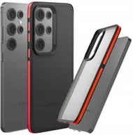 Etui i futerały do telefonów - Etui Do Samsung Galaxy S25 Ultra Matowe, Czerwona Ramka, Bumper, Ochronne - miniaturka - grafika 1