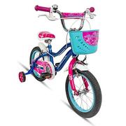 Rowery - Schwinn Wiąz, rower dla maluchów i dzieci, opony 35 cm, regulowane siedzisko, stabilizatory w zestawie, niebieski - miniaturka - grafika 1