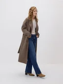 Spodnie damskie - Reserved - Jeansy straight - granatowy - miniaturka - grafika 1