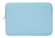 Torby na laptopy - Rivacase Suzuka 35,6 cm (14") Etui kieszeniowe Cyjan 7703 PASTEL BLUE - miniaturka - grafika 1