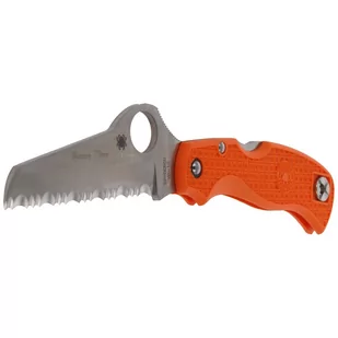 Nóż składany Spyderco Rescue 79mm FRN Orange (C45SOR) - Noże - miniaturka - grafika 2