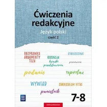 WSiP Ćwiczenia redakcyjne, część 2. Klasa 7-8 Szkoła podstawowa Język polski - Andrzej Surdej, Beata Surdej - Podręczniki dla gimnazjum - miniaturka - grafika 1