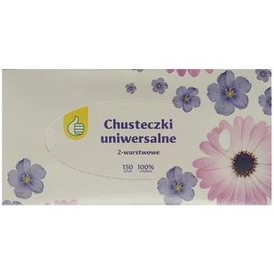Auchan - Chusteczki uniwersalne 2 - warstwowe - Chusteczki higieniczne - miniaturka - grafika 1