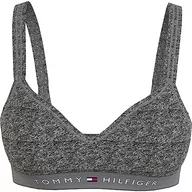 Biustonosze - Tommy Hilfiger Biustonosze damskie typu bralette (rozmiary dodatkowe), Ciemnoszary Ht, XS - miniaturka - grafika 1