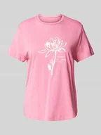 Koszulki i topy damskie - T-shirt o kroju regular fit z czystej bawełny ekologicznej - miniaturka - grafika 1