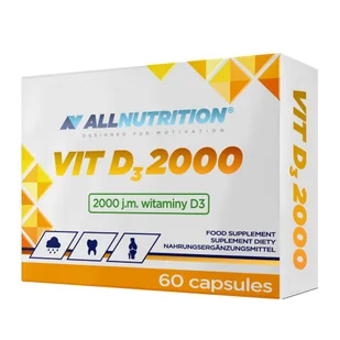 123ratio ALLNUTRITION VIT D3 2000 60 kaps 3318321 - Witaminy i minerały - miniaturka - grafika 2