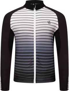Koszulki rowerowe - Dare 2b AEP Virtuos L/S Jersey Men, czarny/biały L 2022 Koszulki kolarskie - grafika 1