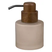 Mydelniczki i dozowniki mydła - Beżowy szklany dozownik do mydła 310 ml Modest – Mette Ditmer Denmark - miniaturka - grafika 1