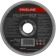 Tarcze do pił - Tarcza do cięcia PROLINE 44012P 125mm (10 szt.) - miniaturka - grafika 1