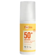 Balsamy i kremy do opalania - Derma Sun, spray ochronny do twarzy i ciała, SPF 50+, 150 ml - miniaturka - grafika 1