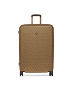 Nerki - Guess Walizka duża Latona Travel TWHK92 11988 Beżowy ciemny - miniaturka - grafika 1