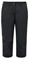 Spodnie damskie - VAUDE Damskie spodnie damskie Farley Capri Pants IV czarny czarny 36 - miniaturka - grafika 1