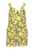 Spodenki damskie - NAME IT Szorty dziewczęce Nkfzurpi Sl Playsuit, Habanero Gold, 128 cm - miniaturka - grafika 1