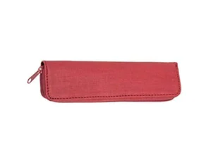 Alassio 2733 - etui na przybory do pisania z poliestru, etui w kolorze czerwonym, etui na długopisy ok. 17 x 5 x 2 cm, kompaktowe, materiałowe etui z pętelkami na długopisy na 2 przybory do pisania - Etui na długopisy i pióra - miniaturka - grafika 1