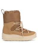 Śniegowce damskie - Beverly Hills Polo Club Śniegowce V12-798 Beżowy - miniaturka - grafika 1