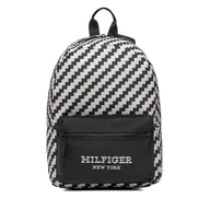 Plecaki - Plecak Tommy Hilfiger Aop Monotype Backpack AU0AU01888 Black Allover Print BDS - miniaturka - grafika 1