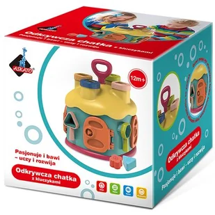 Odkrywcza chatka z kluczykami Askato - Sortery dla dzieci - miniaturka - grafika 1