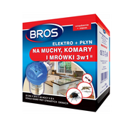 Preparaty na chwasty i szkodniki - Bros Elektro+Płyn 3W1 Muchy,Komary,Mrówk - miniaturka - grafika 1