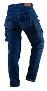 Spodnie robocze DENIM, wzmocnienia na kolanach, rozmiar L - Odzież robocza - miniaturka - grafika 13