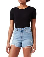 Spodenki damskie - bestseller a/s Damskie szorty dżinsowe Pctulla Hw Lb-Ba Noos, Light Blue Denim, M - miniaturka - grafika 1