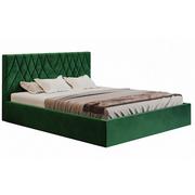 Łóżka - Tapicerowane łóżko 120x200 Rivoli 3X - 48 kolorów - miniaturka - grafika 1