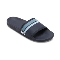 Klapki i japonki męskie - Męskie Klapki QUIKSILVER RIVI SLIDE AQYL100867-BYJ8 – Granatowy - miniaturka - grafika 1