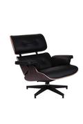 Fotele - D2.Design Fotel Vip insp Lounge Chair czarny/ebony TP 24995 - miniaturka - grafika 1