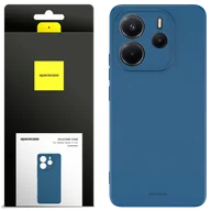 Etui i futerały do telefonów - Spacecase Etui Silicone Case 3.0 Redmi Note 14 4G blue - miniaturka - grafika 1