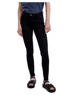 Spodnie damskie - PIECES Damskie spodnie jeansowe Pctalia Mw Black Skinny Noos Bc, czarny, (XS) W / 30L - miniaturka - grafika 1