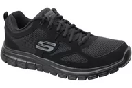 Trampki męskie - Skechers Męskie trampki Burns Agoura 52635-bkgy Low-Top, Czarny, 39 EU - miniaturka - grafika 1