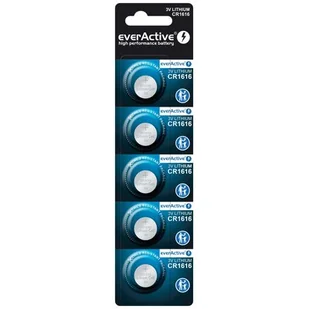 5 x bateria litowa mini everActive CR1616 - Baterie i akcesoria - miniaturka - grafika 1
