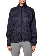 Kurtki damskie - adidas Damska kurtka Fast AOP, ciemnoszara/czarna, M, ciemnoszary/czarny, M - miniaturka - grafika 1