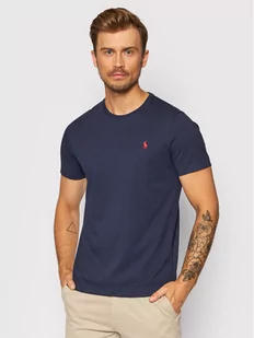 Ralph Lauren Polo T-Shirt Bsr 710680785 Granatowy Custom Slim Fit - Koszulki męskie - miniaturka - grafika 1