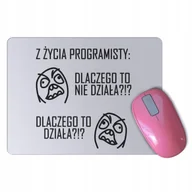 Podkładki pod mysz - Podkładka pod mysz myszkę PROGRAMISTY śmieszna mem - miniaturka - grafika 1