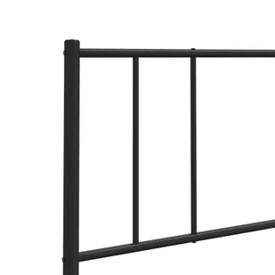 Metalowe wezgłowie, czarne, 200 cm Lumarko! - Inne meble do sypialni - miniaturka - grafika 8