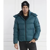 Kurtki męskie - CALVIN KLEIN JEANS Puchowa kurtka | Regular Fit - miniaturka - grafika 1