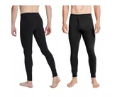 Pozostała odzież narciarska - Kalesony męskie ocieplane Termoaktywne Bawełniane zimowe r. L/XL - miniaturka - grafika 1