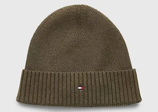 Tommy Hilfiger Czapka AM0AM10337 one size Essential Flag Beanie - Czapki męskie - miniaturka - grafika 1
