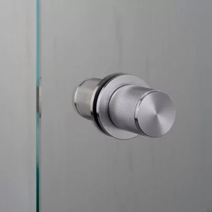 Gałka drzwiowa dwustronna Linear Fixed Stalowa - Meble modułowe i akcesoria - miniaturka - grafika 1