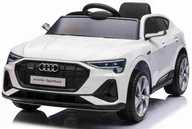 Pojazdy elektryczne dla dzieci - Mamido Auto Na Akumulator Audi E-Tron Sportback Eva Koła 4X4 Biały - miniaturka - grafika 1