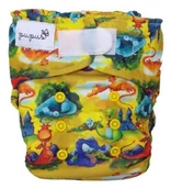 Pieluchy - Pieluszka z kieszonką SMOKI 5-15kg - rzepy - miniaturka - grafika 1