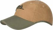 Moda i Uroda OUTLET - Helikon-Tex Men's Logo Cap-Polycotton Ripstop-Coyote/Olive Green A, zielone, uniwersalne - miniaturka - grafika 1