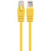 Patchcordy - Gembird patch cord RJ45 (osłonka zalewana, kat. 5e, UTP, 1m, zółty) PP12-1M/Y - miniaturka - grafika 1