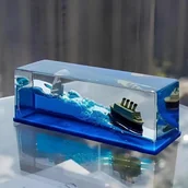 Sortery dla dzieci - Zabawka antystresowa Niezatapialny statek Titanic 145x50x52 mm - miniaturka - grafika 1