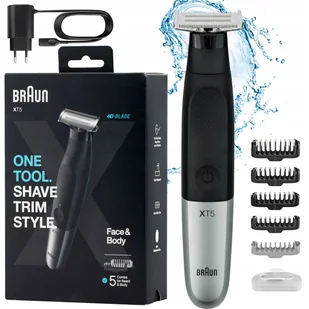 Trymer BRAUN XT5 XT5100 Golarka męska do ciała brody Wet&Dry - Trymery - miniaturka - grafika 1