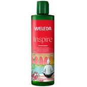 Żele pod prysznic dla mężczyzn - Weleda Inspire, kremowy płyn pod prysznic z granatem, 400 ml - miniaturka - grafika 1